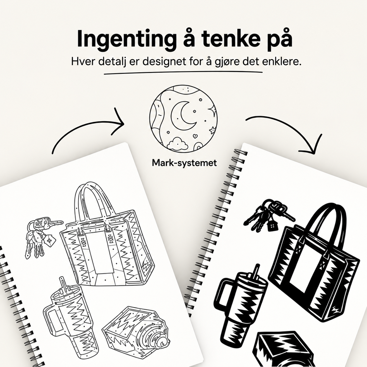 Malebok med én farge – Nullstillingsutgaven®