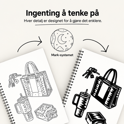 Malebok med én farge – Nullstillingsutgaven®