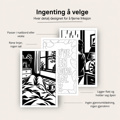 Malebok med én farge – Nullstillingsutgaven®